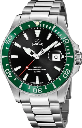 Jaguar Analog J860/H - Elegante Herrenarmbanduhr - Armbanduhren für Herren mit Kalender, Tag und Datum sowie einem verstellbaren Armband für optimalen Tragekomfort.