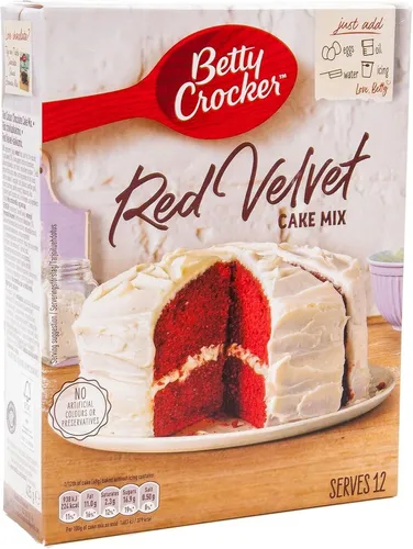 Betty Crocker Red Velvet Cake Mix Kuchenbackmischung 425g