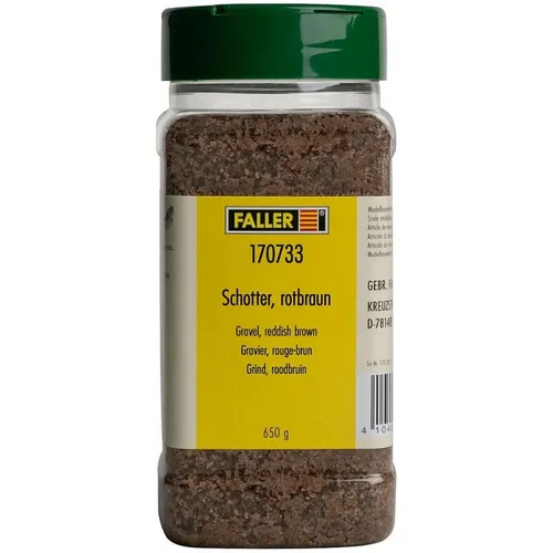  Faller 170733 Schotter, rotbraun, 650g 1,44 EUR/100 g von Faller