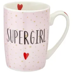Kaffeebecher Supergirl ca. 250ml in pink von ppd