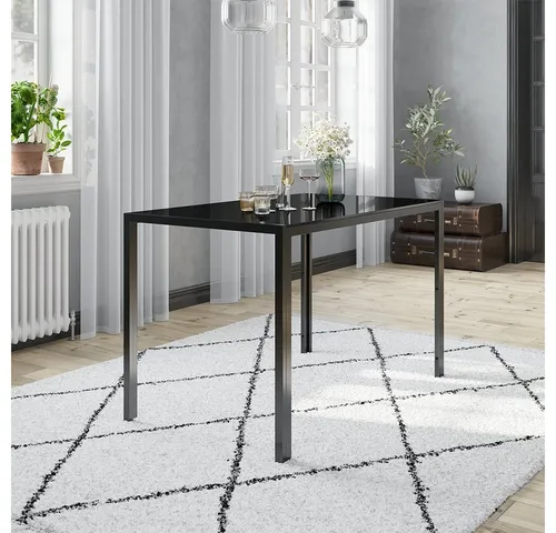 Vicco Esstisch Grand, Schwarz, 120 x 75 cm von Vicco