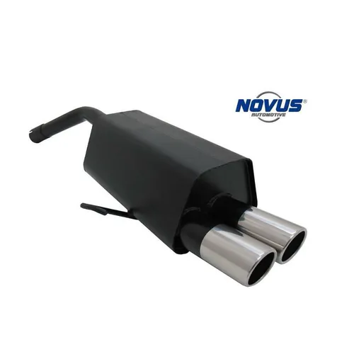 Novus Sportauspuff für Alfa Romeo 156 / GT - 2x76mm SR-Design - Schalldämpfer mit sportlichem Design für verbesserte Leistung und Klang, ideal für Auto-Enthusiasten.