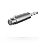MicroConnect xlrfj 6.35 mm XLR Silber Kabel-Schnittstelle und Netzteil