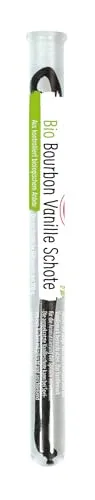 RUF Bio Bourbon Vanille Schote, echte Madagaskar-Vanilleschote aus biologischem Anbau, zum Kochen & Backen, glutenfrei, vegan, 1 Schote (1 x 2,5g)