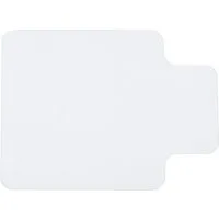 HOMCOM Bodenschutzmatte 90 x 120 cm - Kratzfest und Transparent - Stuhlmatte für mehrere Oberflächen, schützt Ihren Boden vor Kratzern und Druckstellen, ideal für Hartholz und Fliesen.