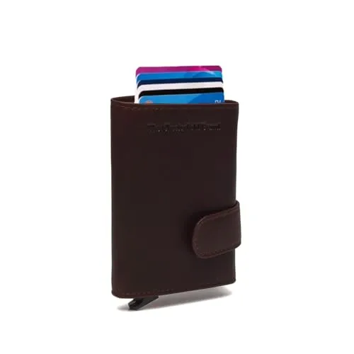 The Chesterfield Brand Frankfurt Kreditkartenetui 8cc - RFID Schutz in braun - Kreditkartenhüllen für Herren, kompaktes Design mit RFID-Schutz und praktischem Kartenschieber für einfache Handhabung und Übersichtlichkeit.