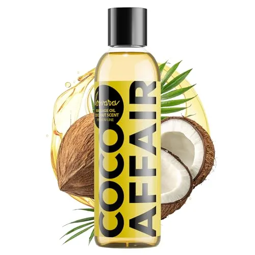 LOOVARA Massageöl COCO AFFAIR 150 ml mit Kokos Duft für genussvolle Massagen - Premium Erotik Massage Öl