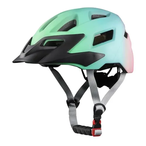 FUNWICT Kinder Fahrradhelm für Mädchen Jungen, Verstellbarer Kinderhelm Radhelm Skaterhelm Sporthelm für Skateboarden Radfahren Inlineskaten, 52-56 cm (MixBlue, S (52-56 cm))