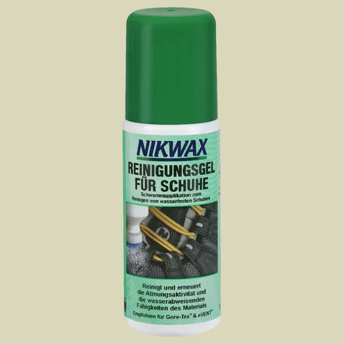 Nikwax Reinigungsgel für Schuhe 125 ml - Sonstige Wanderausrüstung - Effektives Reinigungsgel für Schuhe, entfernt Schmutz und pflegt das Material für längere Lebensdauer.