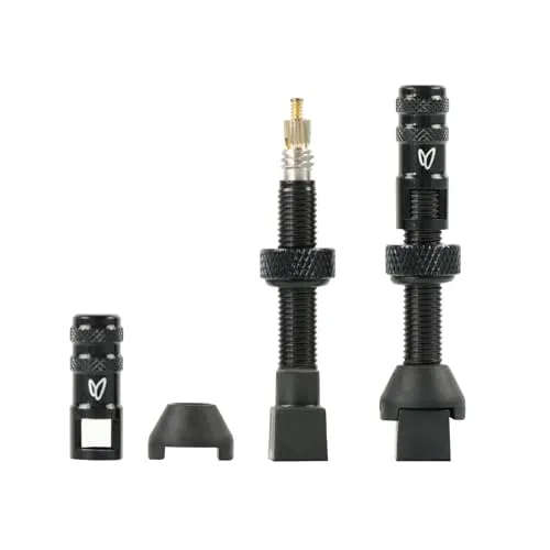 Caffélatex Tubeless-Ventil 40 mm (x2) – schwarz