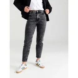 NMMONI HW Straight ANK Acid AZ391DG NOOS Jeans - Stylische Damenjeans mit geradem Hosenbein, hoher Bundhöhe und praktischen 5-Taschen. Ideal für trendbewusste Looks und perfekten Sitz.