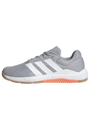 adidas Damen Dropset Base Training Shoes, Halo Silver/FTWR White/Beam orange, 42 EU
