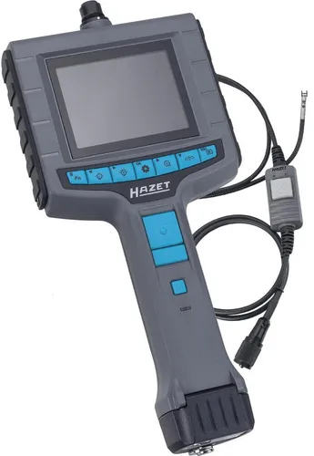 HAZET 4812-10/4S Endoskop Videoendoskop Inspektionskamera - Endoskope für präzise Inspektionen, 4,9mm Schwanenhalskamera mit LED-Beleuchtung und 1m Länge, ideal für Audi A3 (2012-), Auflösung: 640 x 480 Pixel.