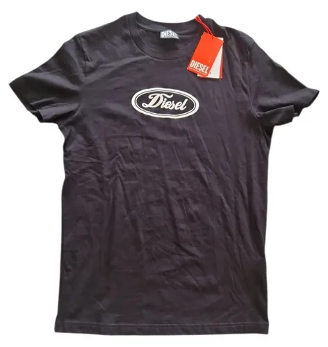 Diesel T-Diegor-C14 Herren T-Shirt Kurzarm Schwarz Gr. M von Diesel