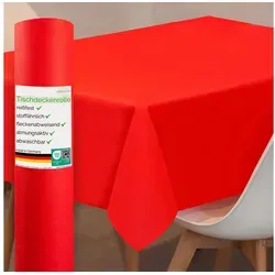 Sensalux Tischdecke 80g/m² in rot von Sensalux