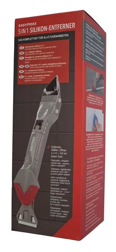 EASYmaxx Silikonentferner 5in1 | Werkzeug-Set für perfekte Fugen