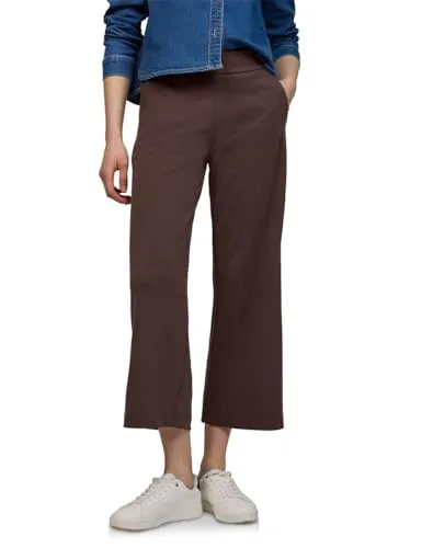 STREET ONE STUDIO Stoffhose Middle Waist braun 44