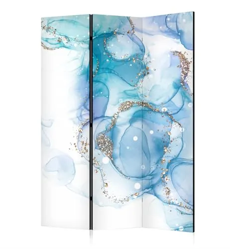 framed concept - Paravent Raumteiler Holz 135x172 cm, 3-teilig beidseitig, Sichtschutzwand