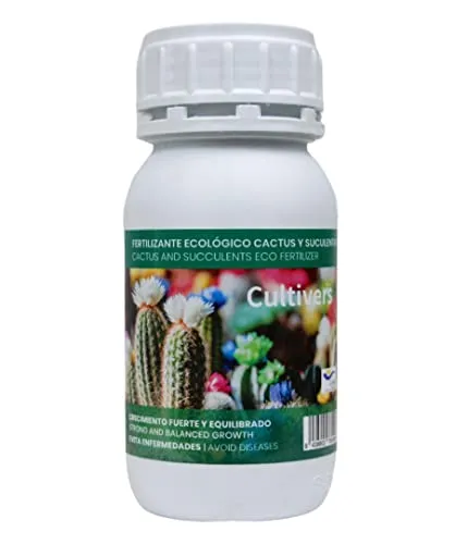 Flüssiger Bio-Dünger für Kakteen & Sukkulenten 250 ml – gesundes Wachstum, mehr Blüten, widerstandsfähigere Pflanzen – 100% organischer Naturdünger, NPK 4-1-7