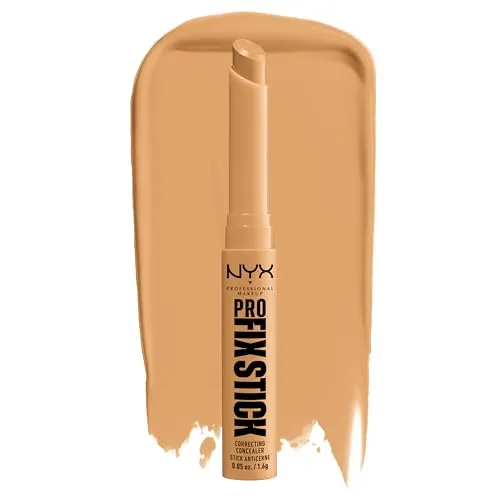 NYX Professional Makeup Korrigierender Concealer, Kaschiert Augenringe, Unreinheiten, dunkle Flecken und Verfärbungen ab, Mit Hyaluron, 12 Stunden Halt, Vegane Formel, Pro Fix Stick, Classic Tan