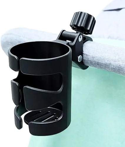Getränkehalter für Kinderwagen,Universal Getränkehalter für Fahrrad,Flaschenhalter Wasser Becherhalter für Trolleys Mountainbikes,Rollstuhl Fahrrad Kaffeehalter Kinderwagen Cup Holder