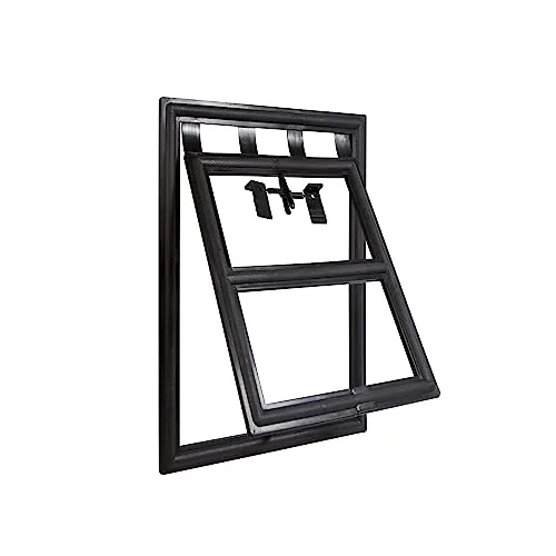 IS Katzentür ClipSystem a. - Klassische Katzenklappen - Ideal für Katzen und kleine Hunde, ermöglicht jederzeit freien Durchgang dank Pendelmechanismus und einfacher, bohrfreier Montage.