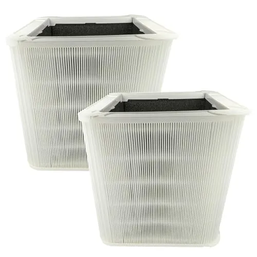 vhbw 2X Luftilter kompatibel mit Blueair Blue Pure Auto211 +, 211+ Luftreiniger - Kombifilter Vorfilter + HEPA + Aktivkohle