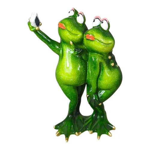 Frosch Figur Mädels machen Selfie Insta BFF Best Friends Geschenk lustig Frösche