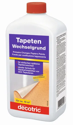 Liter decotric Tapeten-Wechselgrund Tapeziergrund Tapetenwechsel Grundierung 1