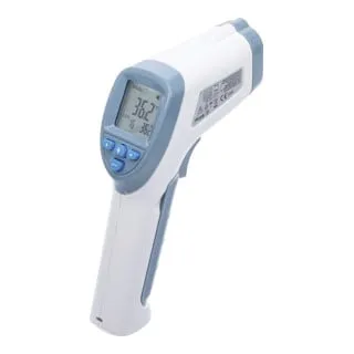 BGS Stirn-Fieber-Thermometer kontaktlos - Fieberthermometer mit Infrarot-Technologie für berührungslose Messungen, ideal für Babys und Erwachsene. Schnelle Messung unter 1 Sekunde und akustische Warnung bei Fieber.