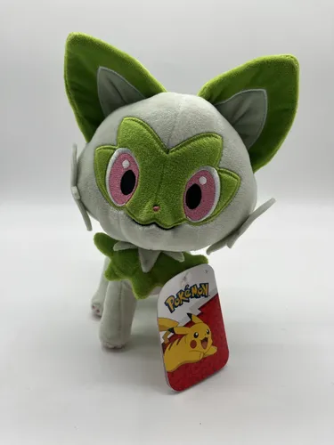 Pokémon Felori Plüsch 20cm - Offizielles Stofftier - Sonstige Kategorie, süßes Felori Plüschspielzeug, ideal für Pokémon-Fans und perfekt zum Kuscheln für Kinder ab 0 Monaten.