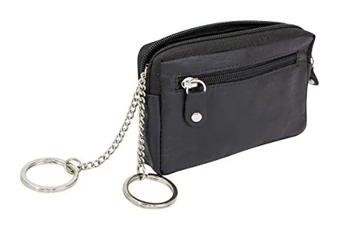 LEAS Schlüsseltasche extra flach mit RFID Schutz, kein Daten Auslesen bzw. kopieren von Funk Autoschlüssel möglich