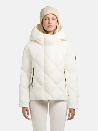 khujo Steppjacke Lilian Damen Winterjacke mit Karo-Steppung