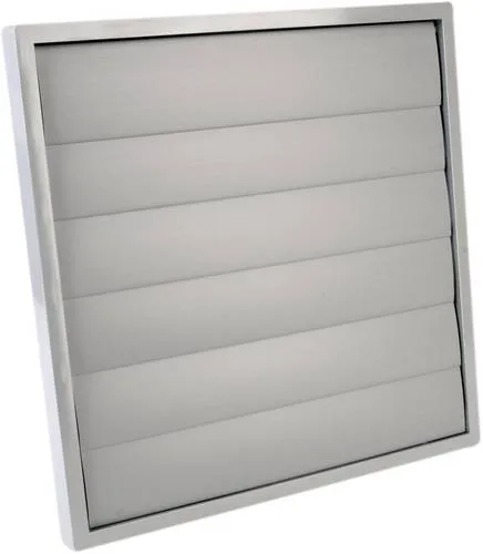 Wallair N34865 Lüftungsrollo 29,4 cm x 29,4 cm - Belüftungsgerät mit automatischem Rollladen für effiziente Luftzirkulation und einfache Handhabung.