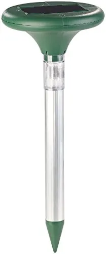 Royal Gardineer Maulwurfvertreiber: 2in1-Solar-Maulwurffrei und Wegeleuchte mit Akku, 400 Hz, IP44 (Maulwurf Sensor, Solar-Wühlmausfrei, frei Maulwurfschreck)