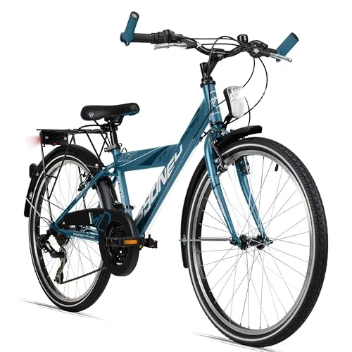 Bergsteiger Sydney 20 Kinderfahrrad 24 Zoll in blau von Bergsteiger