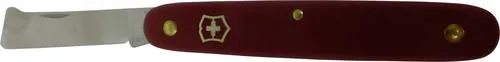 Victorinox Okuliermesser rot 56mm - Gartenwerkzeuge für Pflanzschulen und Gärtner, ideal zur Förderung der Knospenbildung mit gerader Klinge und Rindenlöser.