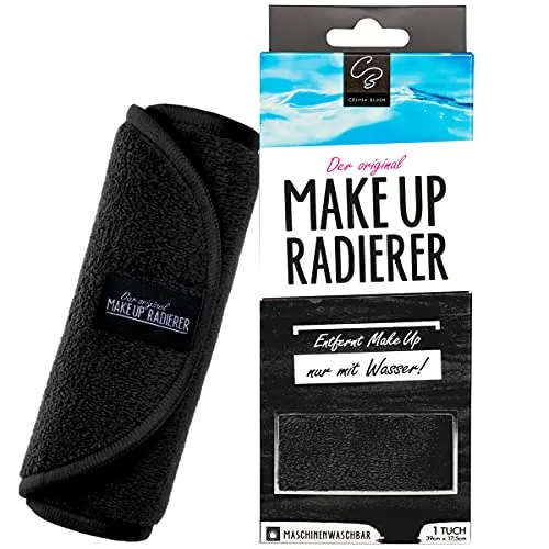 Der original MakeUp Radierer | Microfaser Abschminktuch (Tuch | 1 Stück, Schwarz)