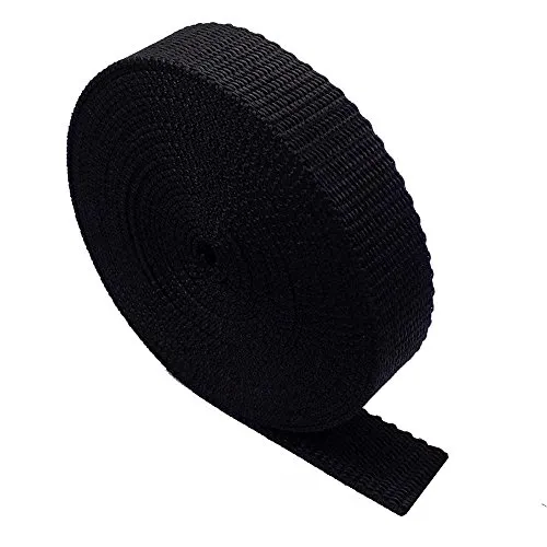 mm Schwerlast-Gurtband - 5 Meter - Rucksäcke, Gepäck-/Ladungsumreifung, Gurte - Schwarz 50