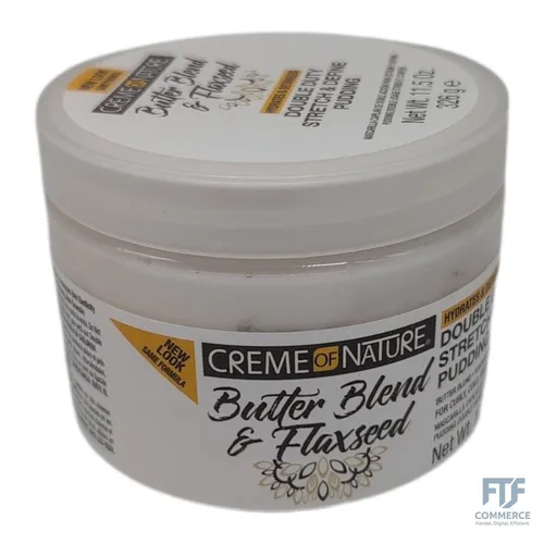 Creme of Nature, Butter Blend & Flaxseed, Styling-Creme, Elastizität und Definit