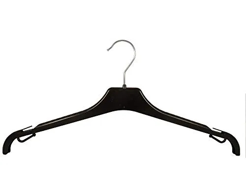 Kleiderbügel für Kostümen, Blusen und Shirt, XL, 47 cm, W7Tb, schwarz, NEU, 20 Stück