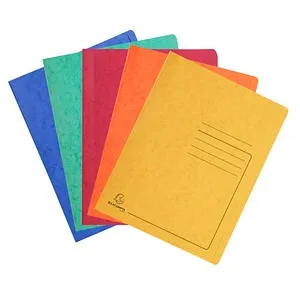 Exacompta Schnellhefter 39990E A4 - 25 Stück farbig sortiert - Kartonhefter für gelochtes Schriftgut aus 355 g/m² starken Colorspankarton, ideal für eine professionelle Präsentation und Made in Germany.