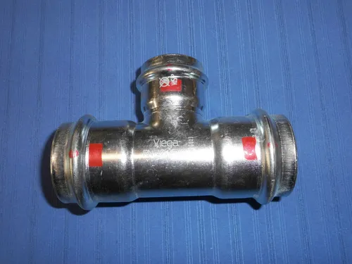 VP086- Viega Prestabo T- Stück 42 -35 -42mm mit SC Kontur  Model 1118 Nr 558802