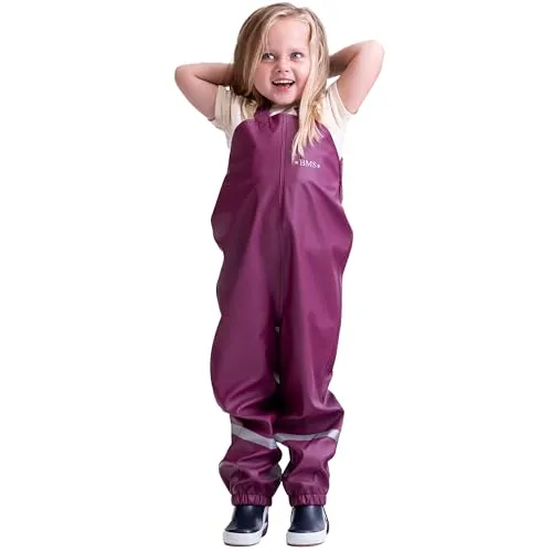 BMS Kinder Softskin Matschhose (Größe 74, lila) - Hardshellhose für Kinder, wasserfest und atmungsaktiv – perfekt für unbeschwerte Spielstunden im Freien.