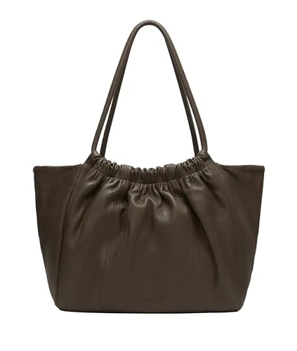 Liebeskind Cloud II Shopper Tasche M aus Leder – Braun 36 cm - Stylische Liebeskind Cloud II Shopper Tasche M aus hochwertigem Leder, ideal für den täglichen Gebrauch und mit viel Stauraum für Ihre Essentials.