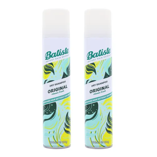 2x Batiste Trockenshampoo Original je 200ml fruchtiger Duft