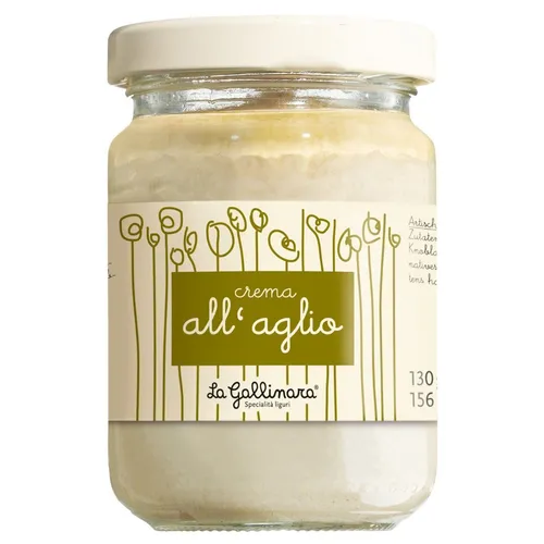  La Gallinara Crema all'aglio, Knoblauchcreme, 130 g, 37,69 EUR/kg