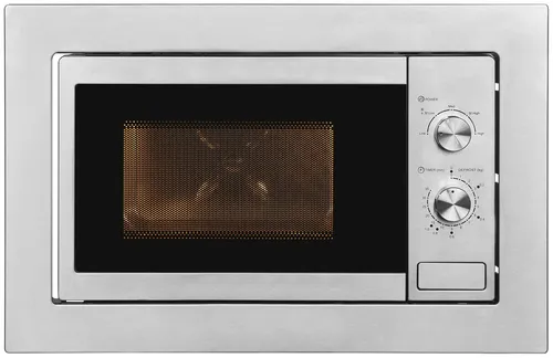 Exquisit EMW10-020 Einbau Mikrowelle - Mikrowelle mit 20L Volumen und 800W Leistung, ideal für platzsparendes Kochen und Aufwärmen, ausgestattet mit 5 Leistungsstufen und praktischem Timer.