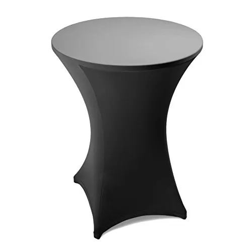 Estexo Home&Garden Stehtischhusse Ø 60,70,80 cm - versch. Farben - Stehtischhusse Stehtisch Bistrotisch Husse Tischhusse Stehtischhussen (Ø 70 cm, Anthrazit)