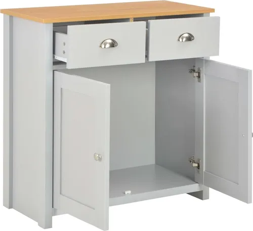 vidaXL Sideboard mit 2 Schubladen und 2 Türen